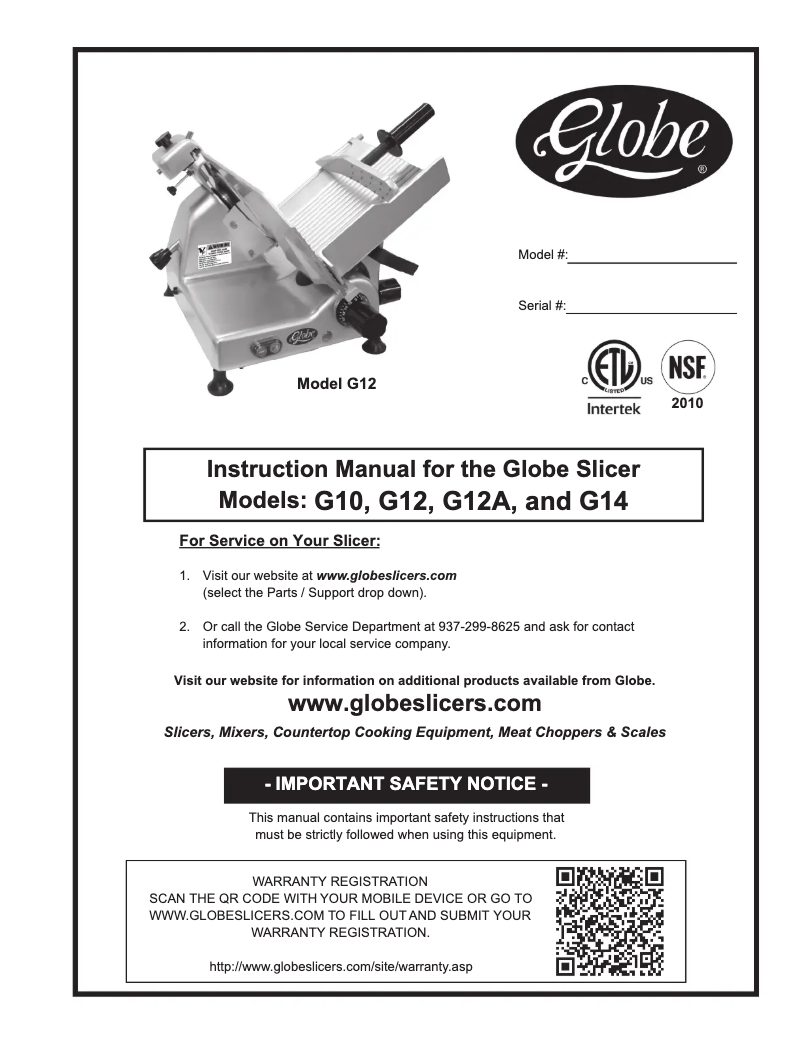 Imagen de la primera página del manual del dispositivo G12A