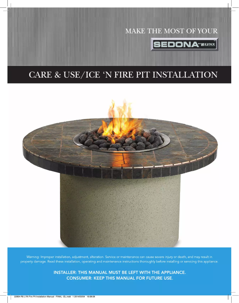 Imagen de la primera página del manual del dispositivo LFPC-C