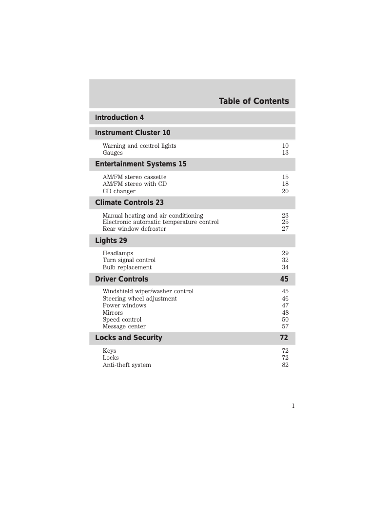 Imagen de la primera página del manual del dispositivo Sable (2005)