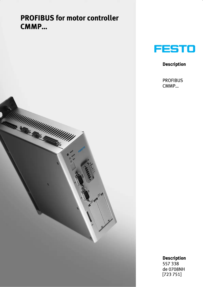 Página 1 del manual Manual de usuario Festo P.BE-CMMP-FHPP-PB-SW-FR