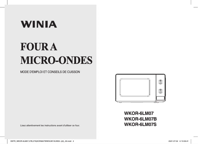 Imagen de la primera página del manual del dispositivo WKOR-6LM07