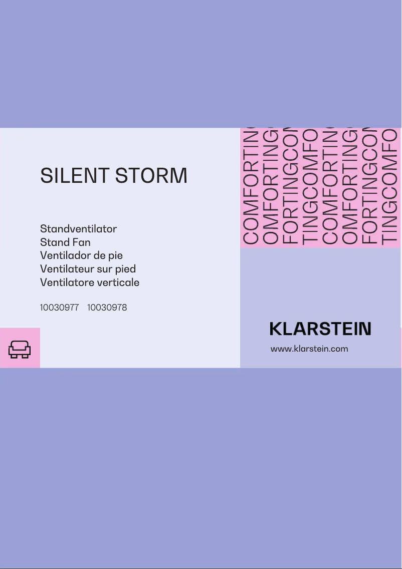 Página 1 del manual Manual de usuario Klarstein Silent Storm