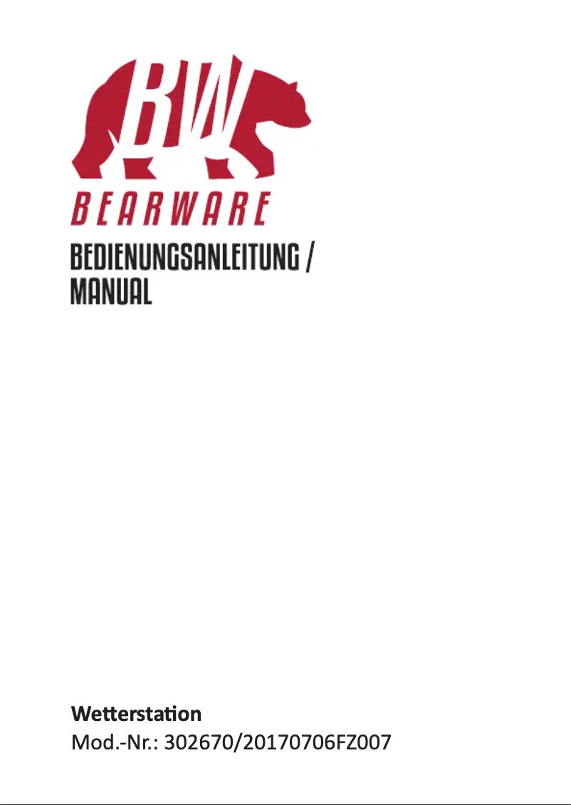 Imagen de la primera página del manual del dispositivo 302670