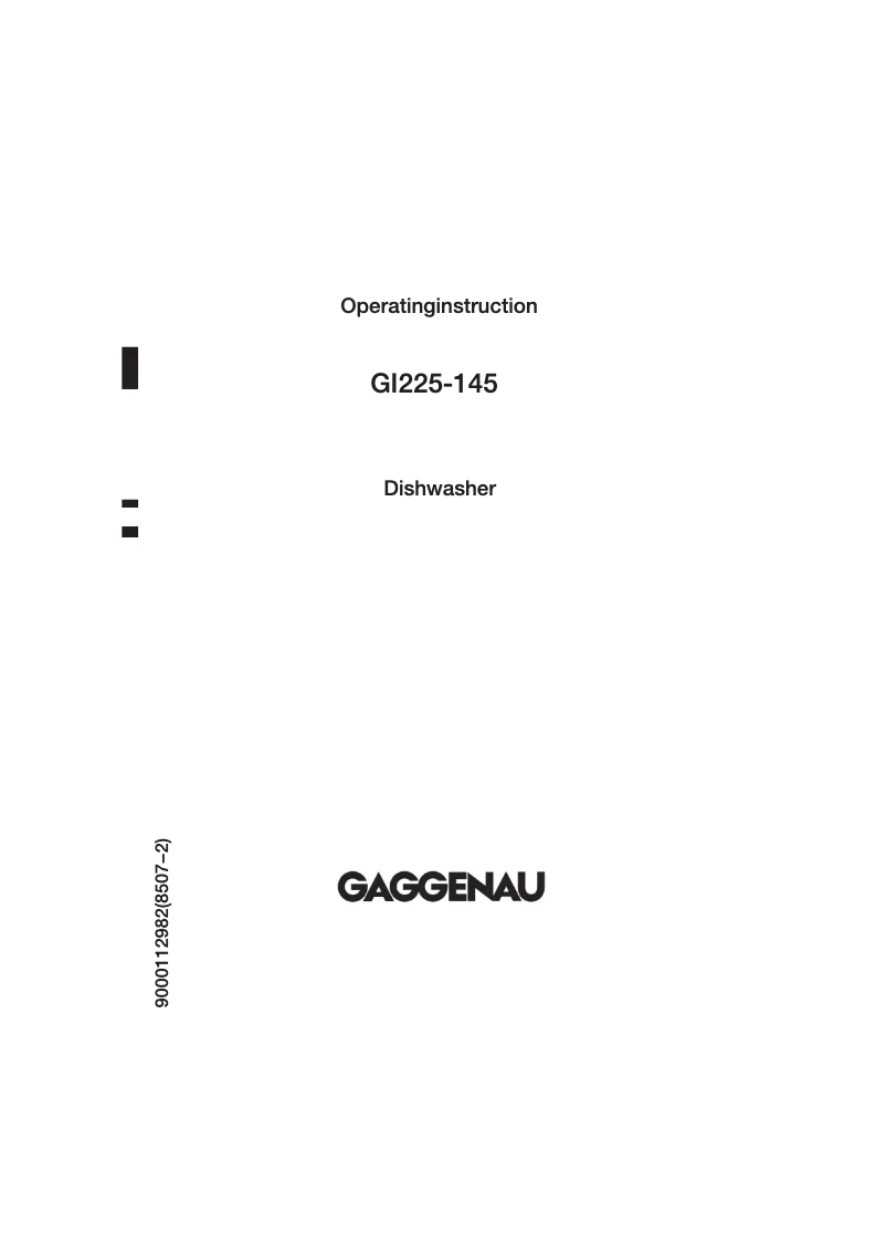 Página 1 del manual Manual de usuario Gaggenau GI 225-145