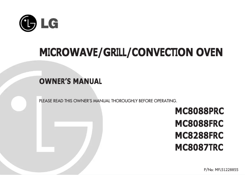Página nº 1 - Manual de usuario LG MC8288FRC