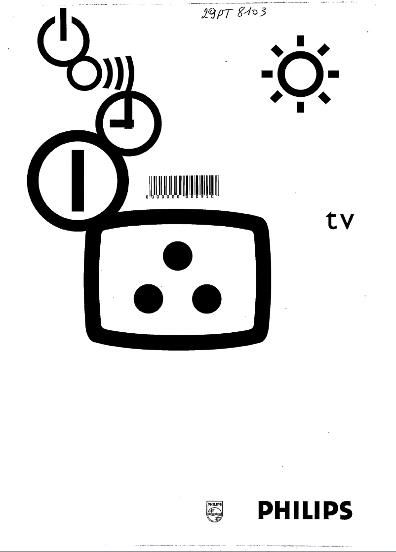 Página 1 del manual Manual de usuario Philips 29PT8103