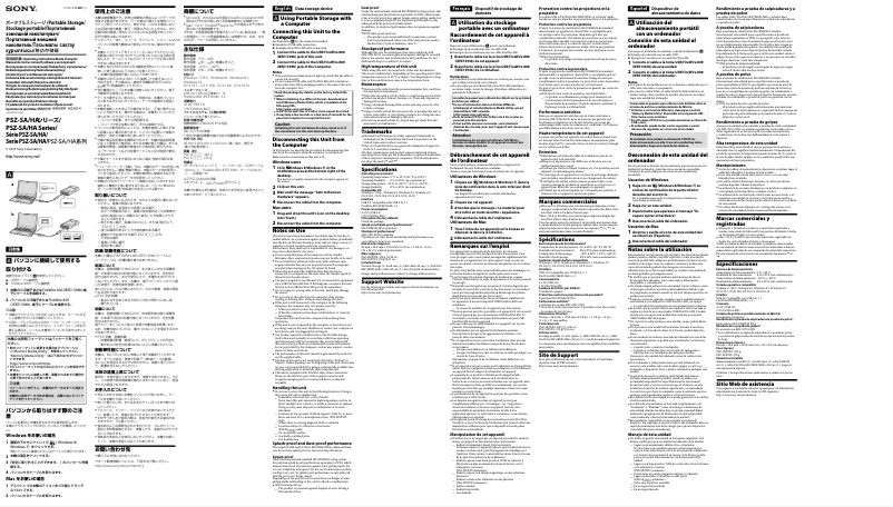 Página 1 del manual Manual de usuario Sony PSZ-HA2T