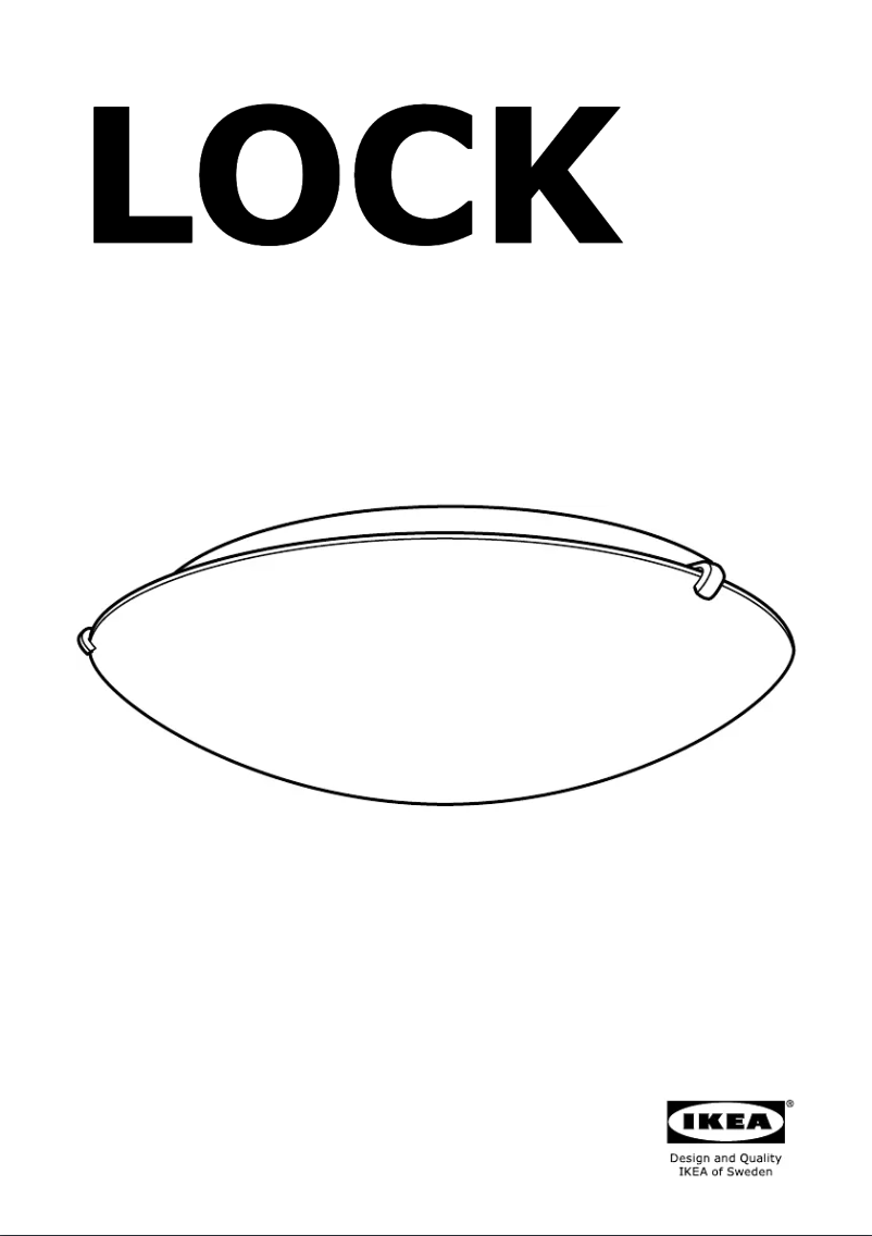 Página 1 del manual Manual de usuario Ikea LOCK