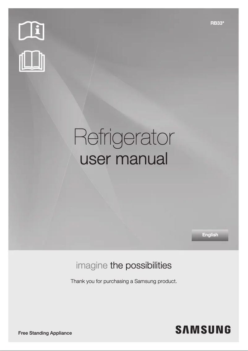 Imagen de la primera página del manual del dispositivo RB33T307358