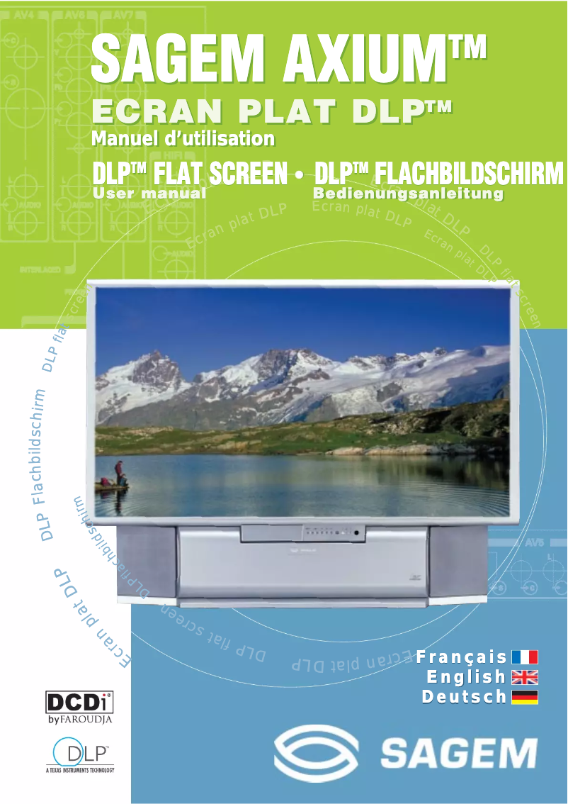 Página nº 1 - Manual de usuario Sagem Axium DL-P50