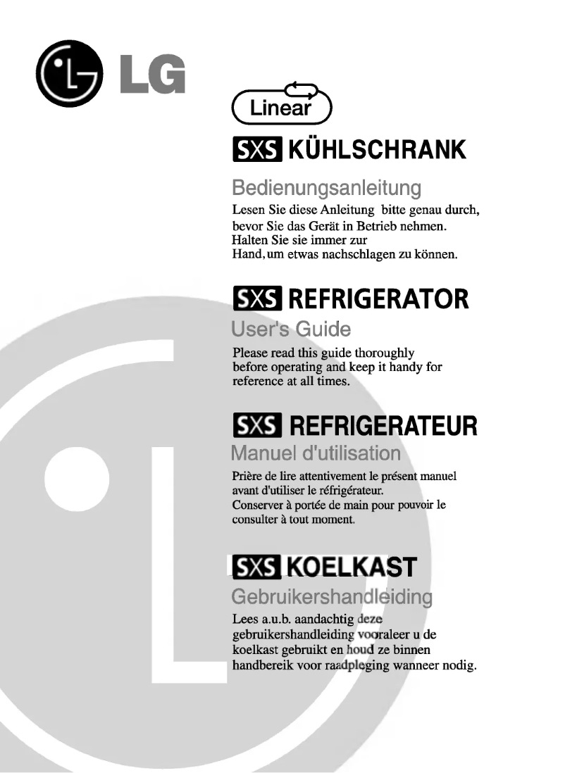 Imagen de la primera página del manual del dispositivo GR-P227SUBV