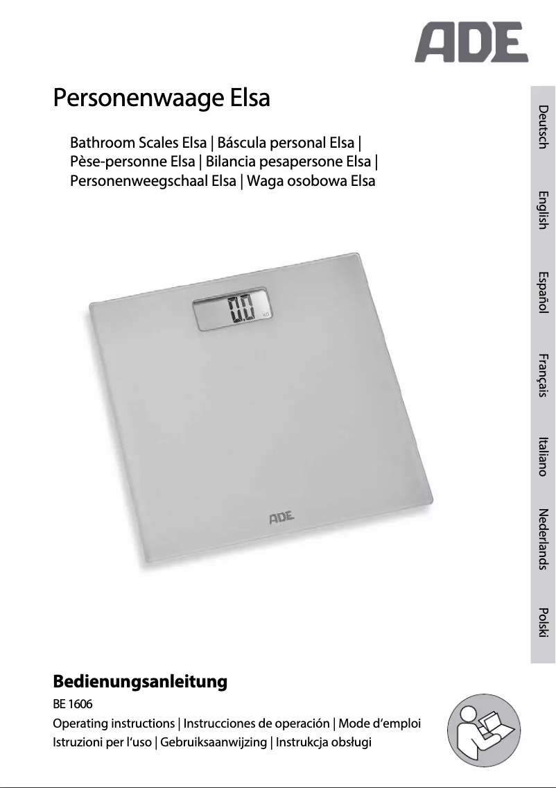 Imagen de la primera página del manual del dispositivo Elsa BE 1606