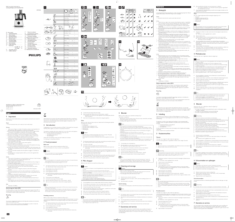 Página 1 del manual Manual de usuario Philips HR7830