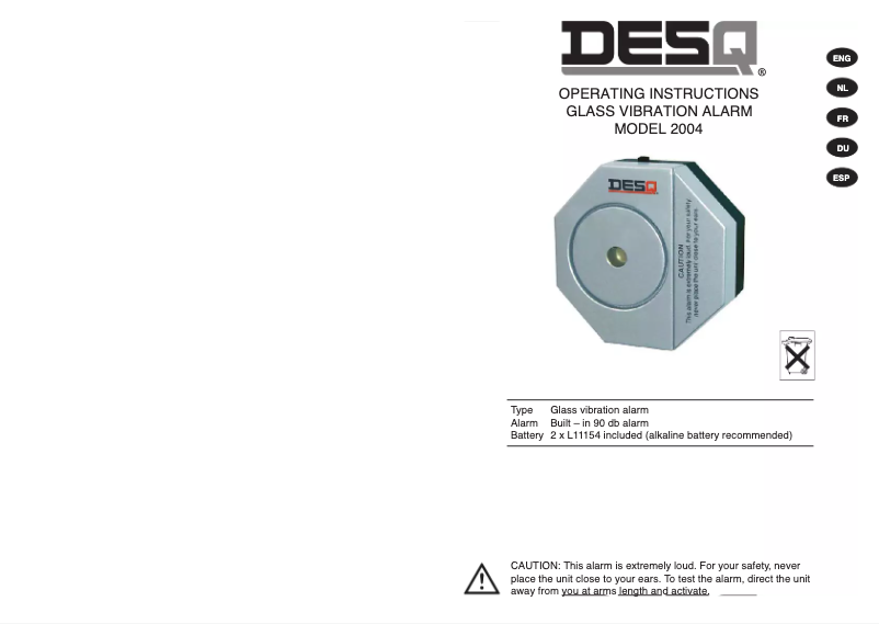 Página nº 1 - Manual de usuario Desq 2004