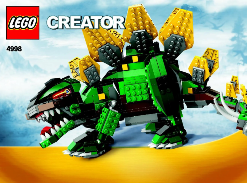 Página 1 del manual Manual de usuario Lego Stegosaurus