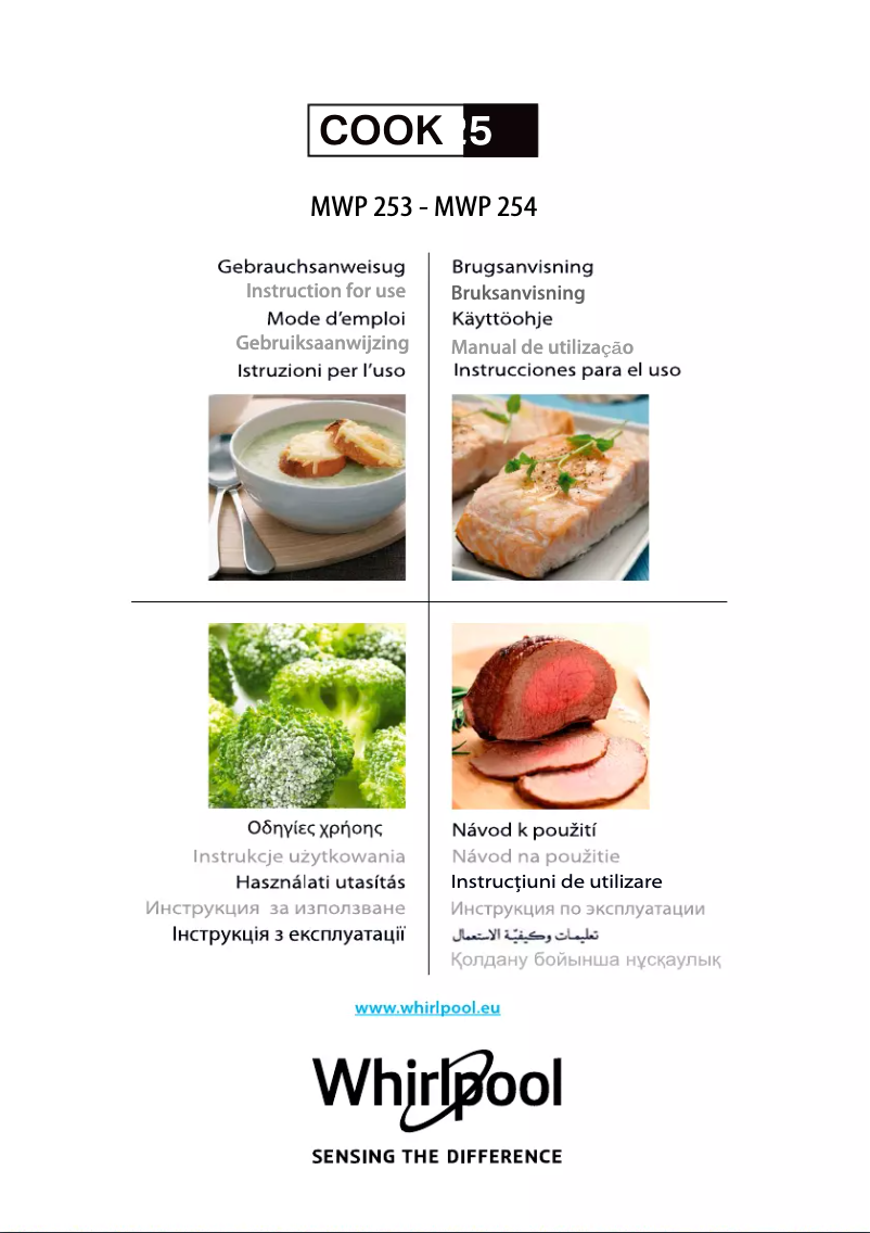 Página 1 del manual Manual de usuario Whirlpool MWP 253 SX