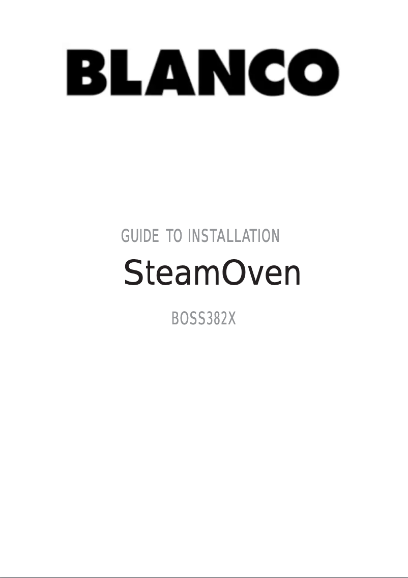 Imagen de la primera página del manual del dispositivo BOSS382X