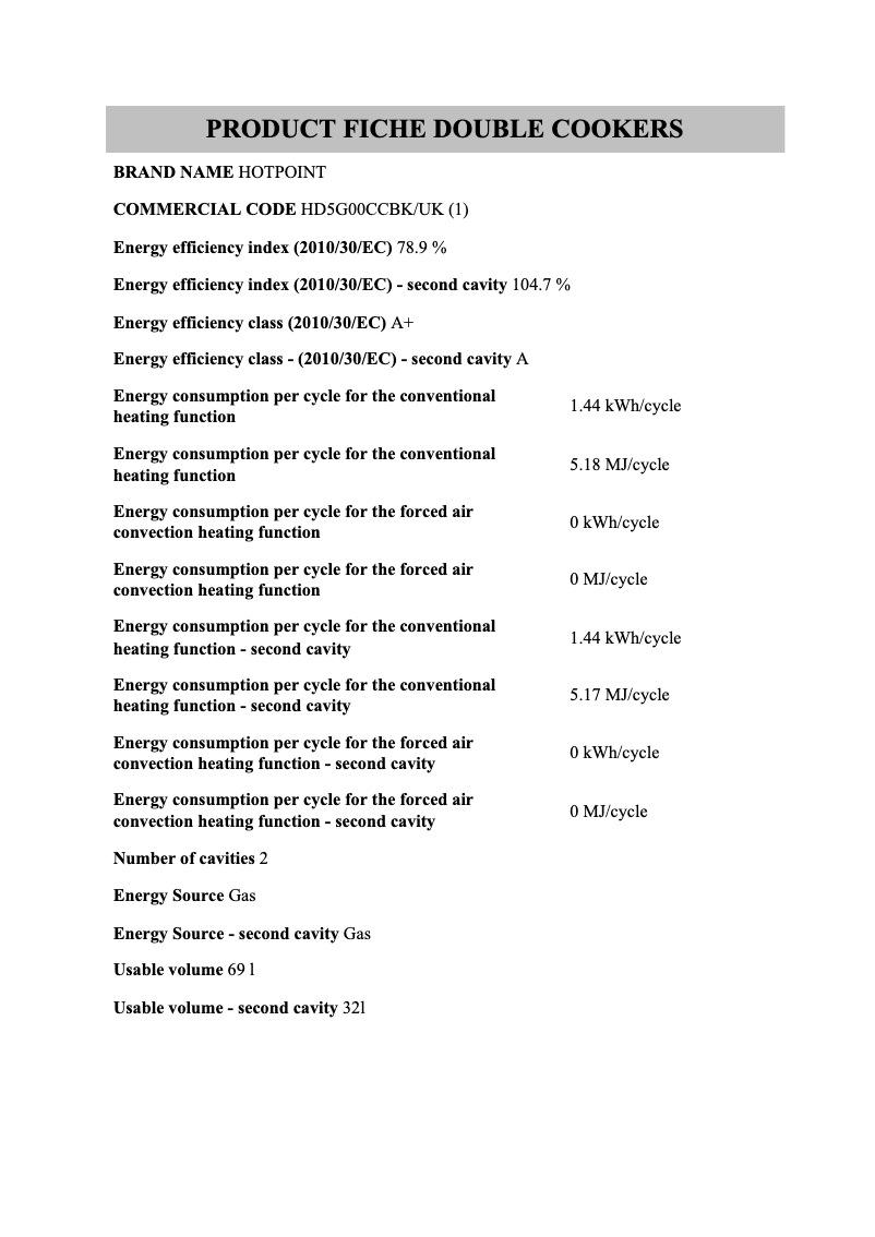 Imagen de la primera página del manual del dispositivo HD5G00CCBK/UK