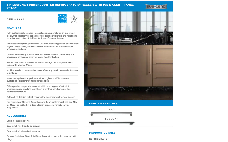 Imagen de la primera página del manual del dispositivo DEU2450CI