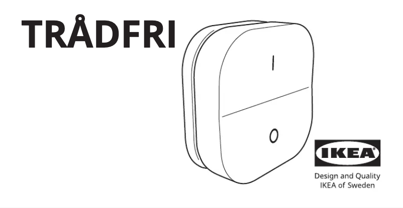 Imagen de la primera página del manual del dispositivo TRÅDFRI 504.086.00