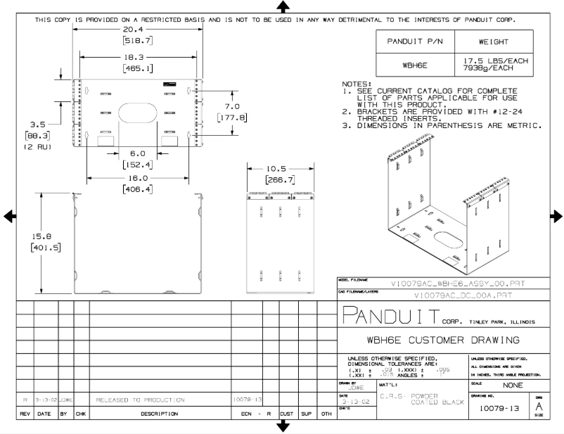 Imagen de la primera página del manual del dispositivo WBH6E