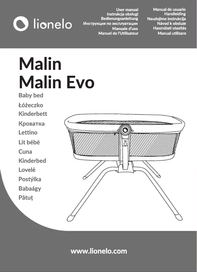 Imagen de la primera página del manual del dispositivo Malin Evo