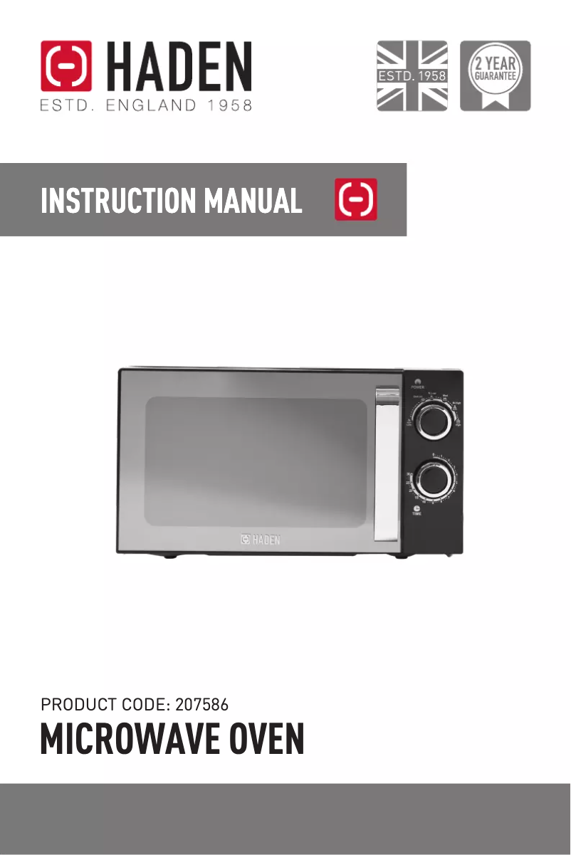 Página 1 del manual Manual de usuario Haden 207586