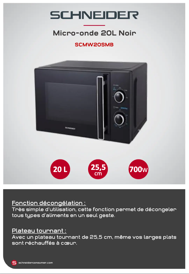 Imagen de la primera página del manual del dispositivo SCMW20SMB