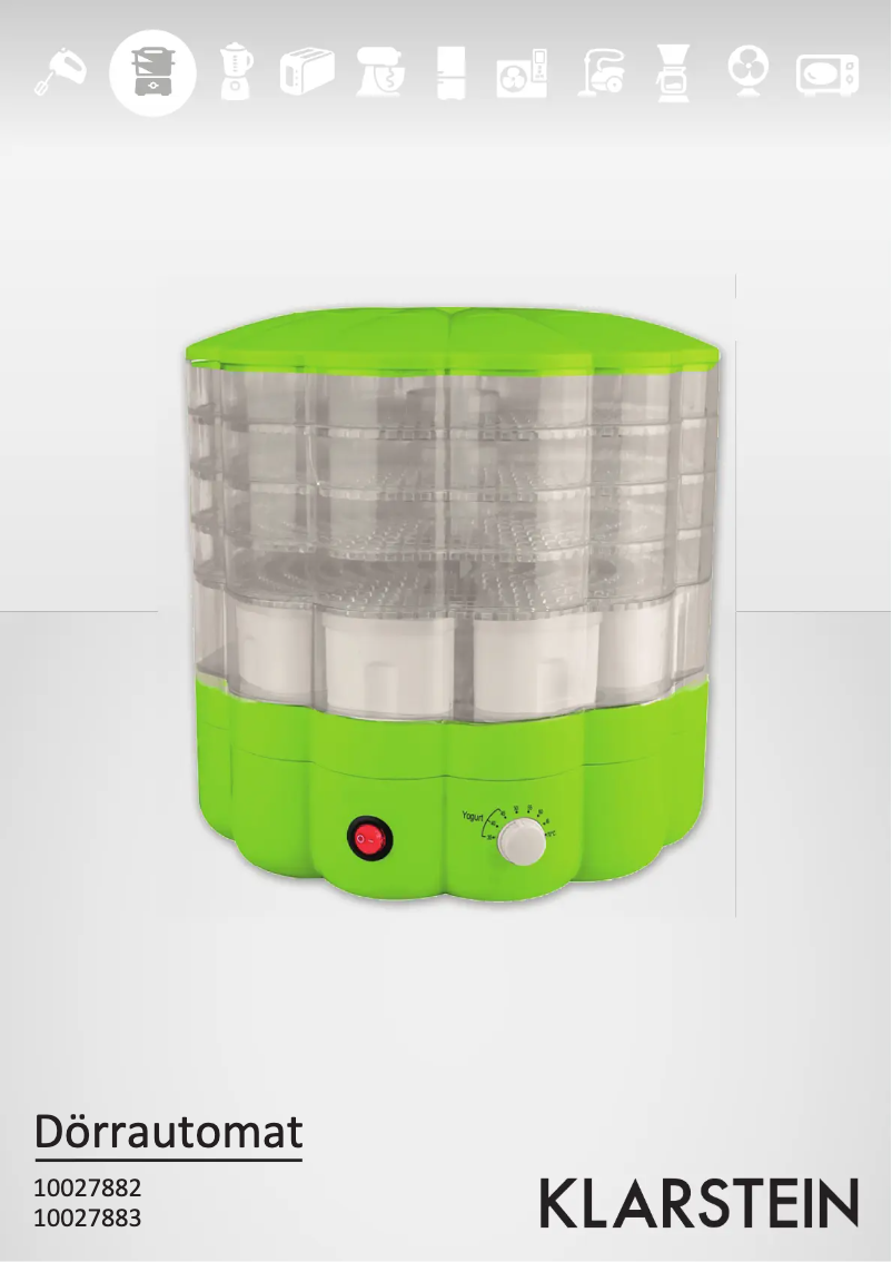 Página 1 del manual Manual de usuario Klarstein Yofruit 10027883