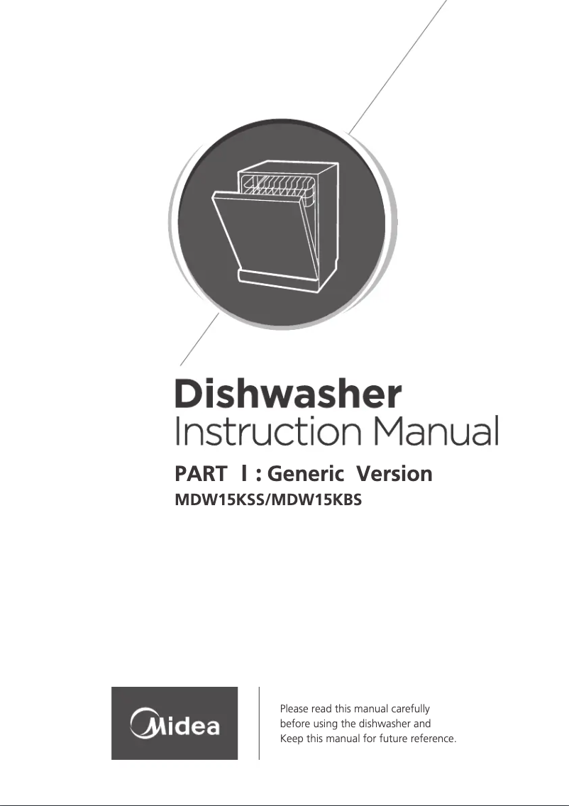 Imagen de la primera página del manual del dispositivo MDW15KSS