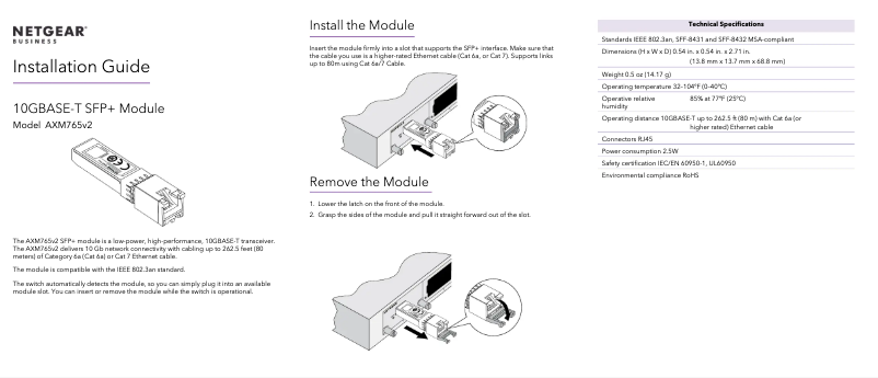 Página 1 del manual Manual de instrucciones Netgear AXM765v2