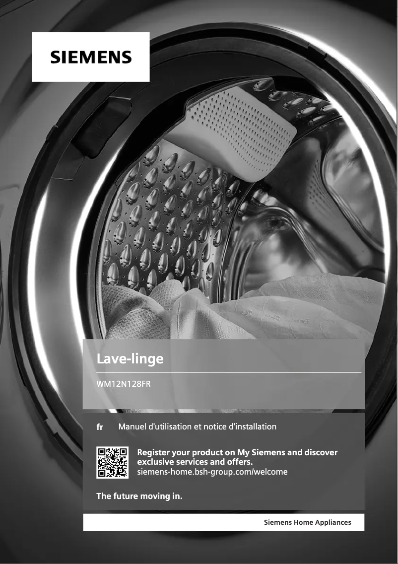 Página 1 del manual Manual de usuario Siemens iQ300 WM12N128FR