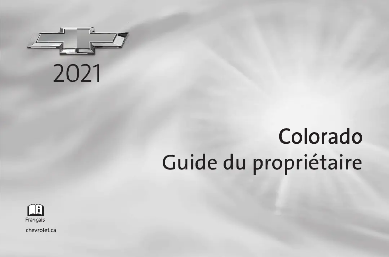 Página 1 del manual Manual de usuario Chevrolet Colorado (2021)