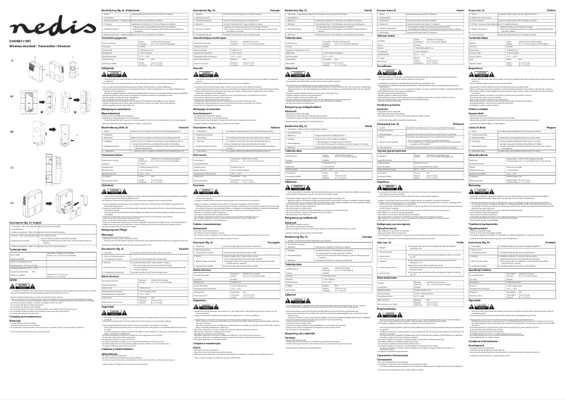 Imagen de la primera página del manual del dispositivo DOORB111WT