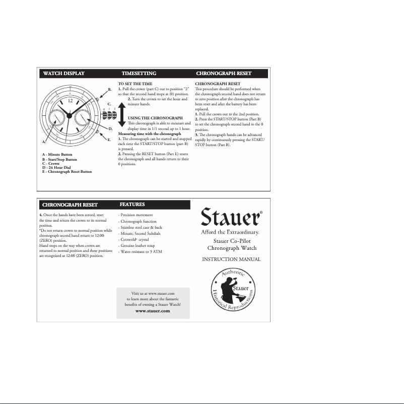 Página 1 del manual Manual de usuario Stauer 35771