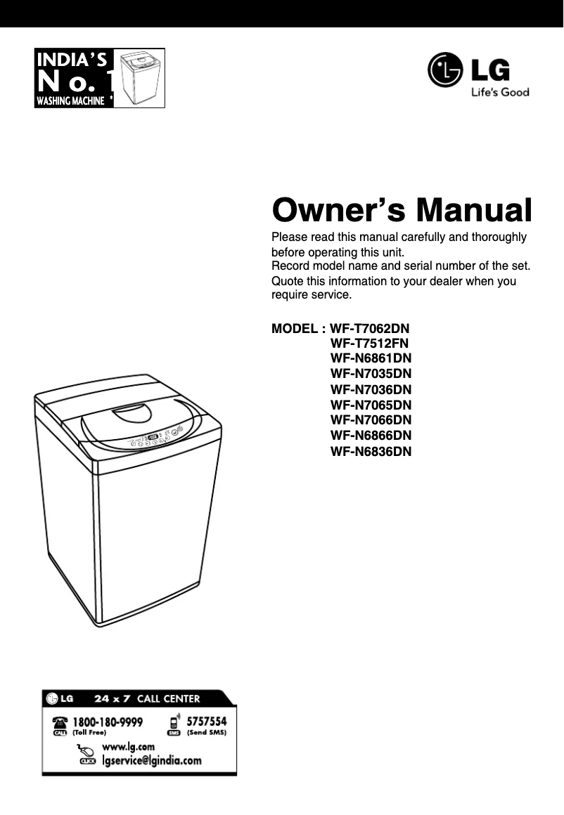 Imagen de la primera página del manual del dispositivo WF-N6861DN
