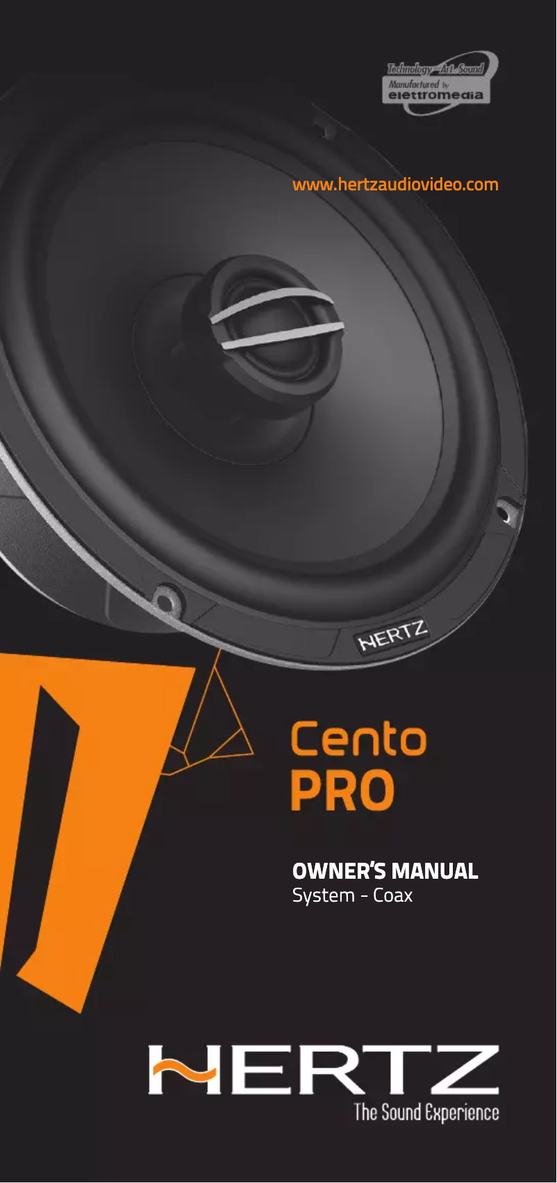 Página 1 del manual Manual de usuario Hertz Cento CPX 165