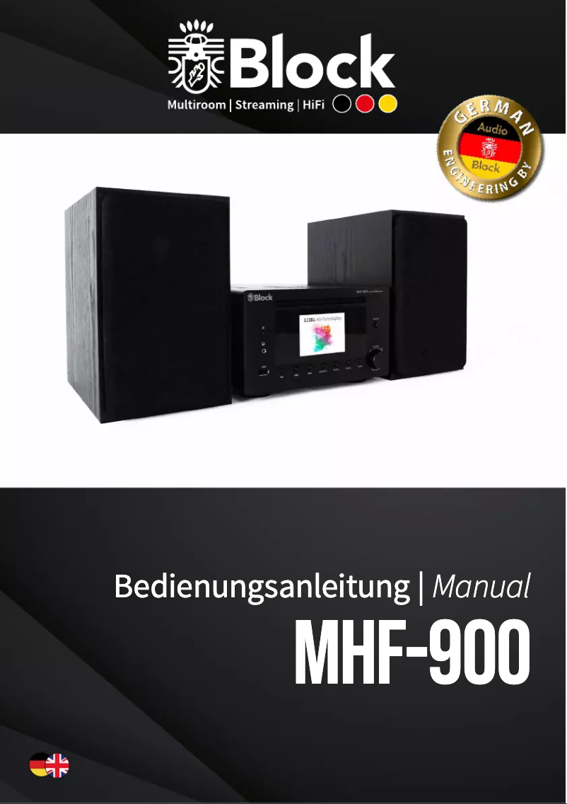 Imagen de la primera página del manual del dispositivo MHF-900