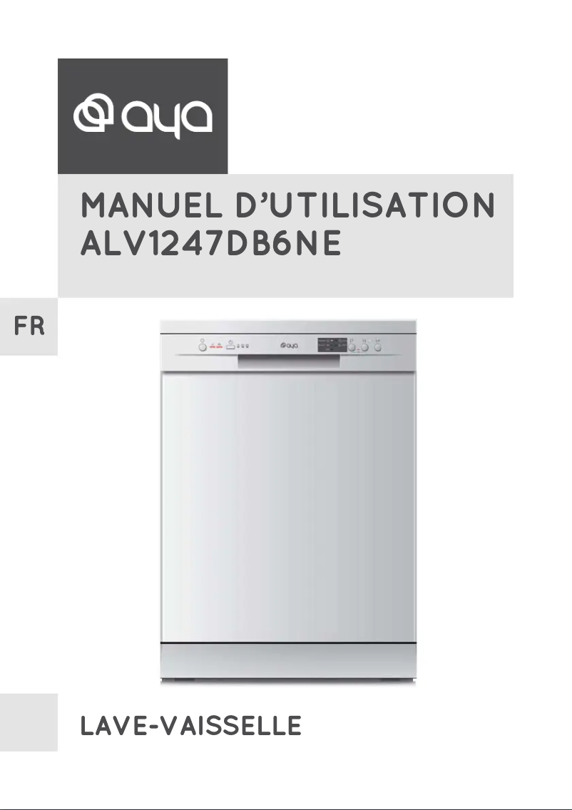 Imagen de la primera página del manual del dispositivo ALV1247DB6NE