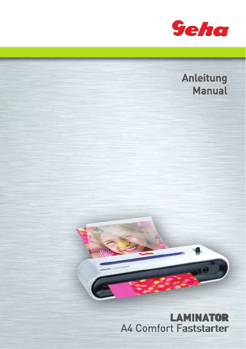 Página 1 del manual Manual de usuario Geha A4 Comfort Faststarter