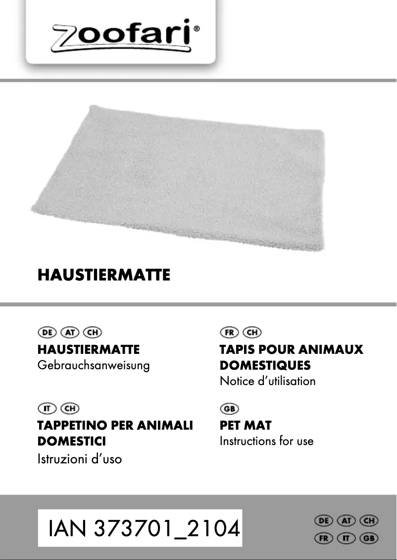 Imagen de la primera página del manual del dispositivo IAN 373701