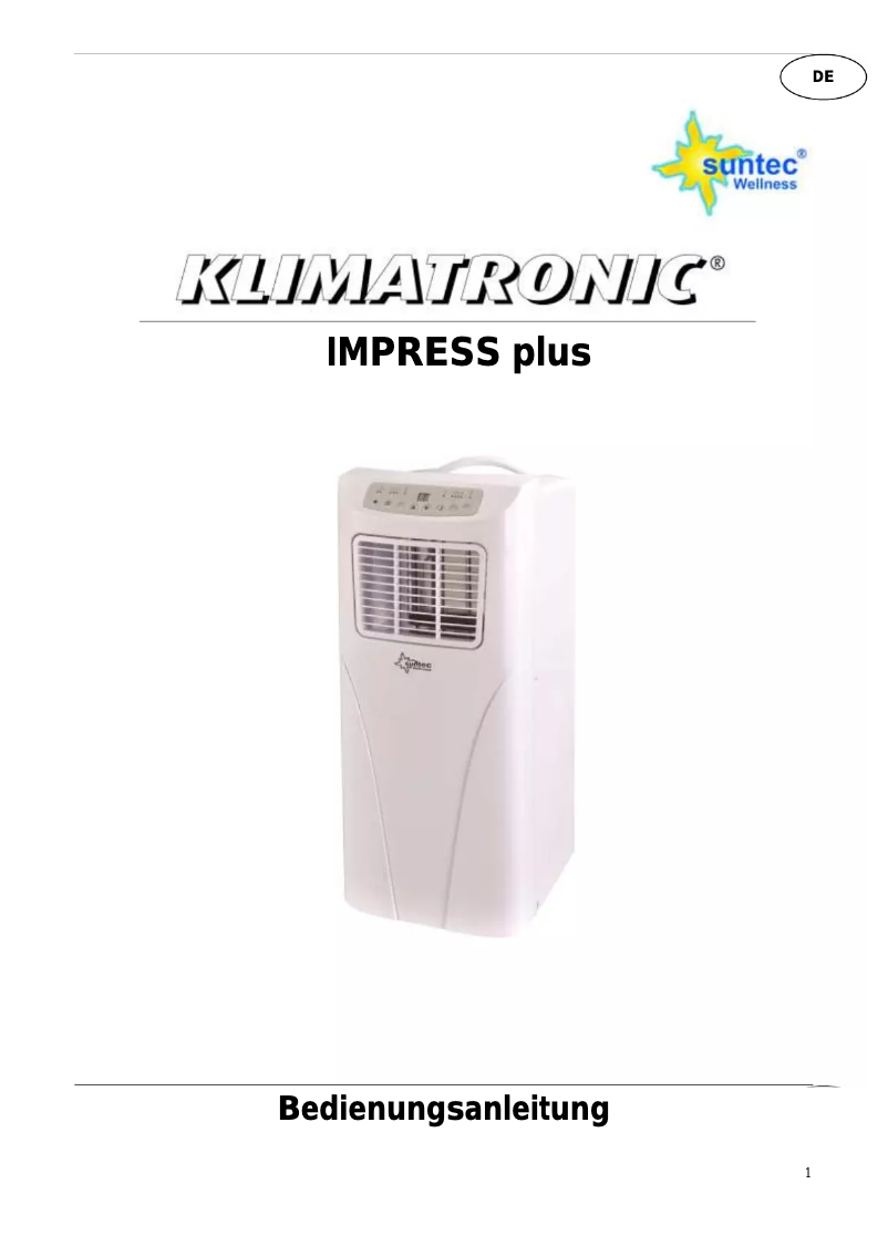 Imagen de la primera página del manual del dispositivo Impress 27+