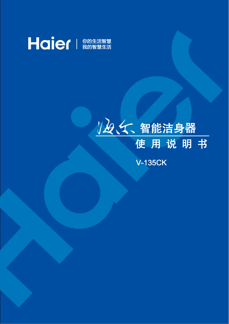 Imagen de la primera página del manual del dispositivo V-135CK