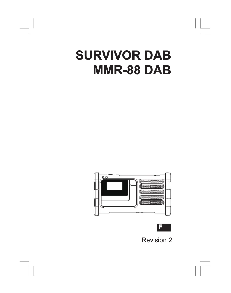 Página 1 del manual Manual de usuario Sangean MMR-88 DAB