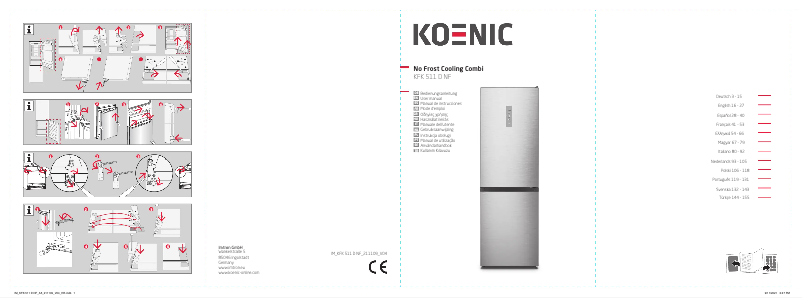 Página 1 del manual Manual de usuario Koenic KFK 511 D NF