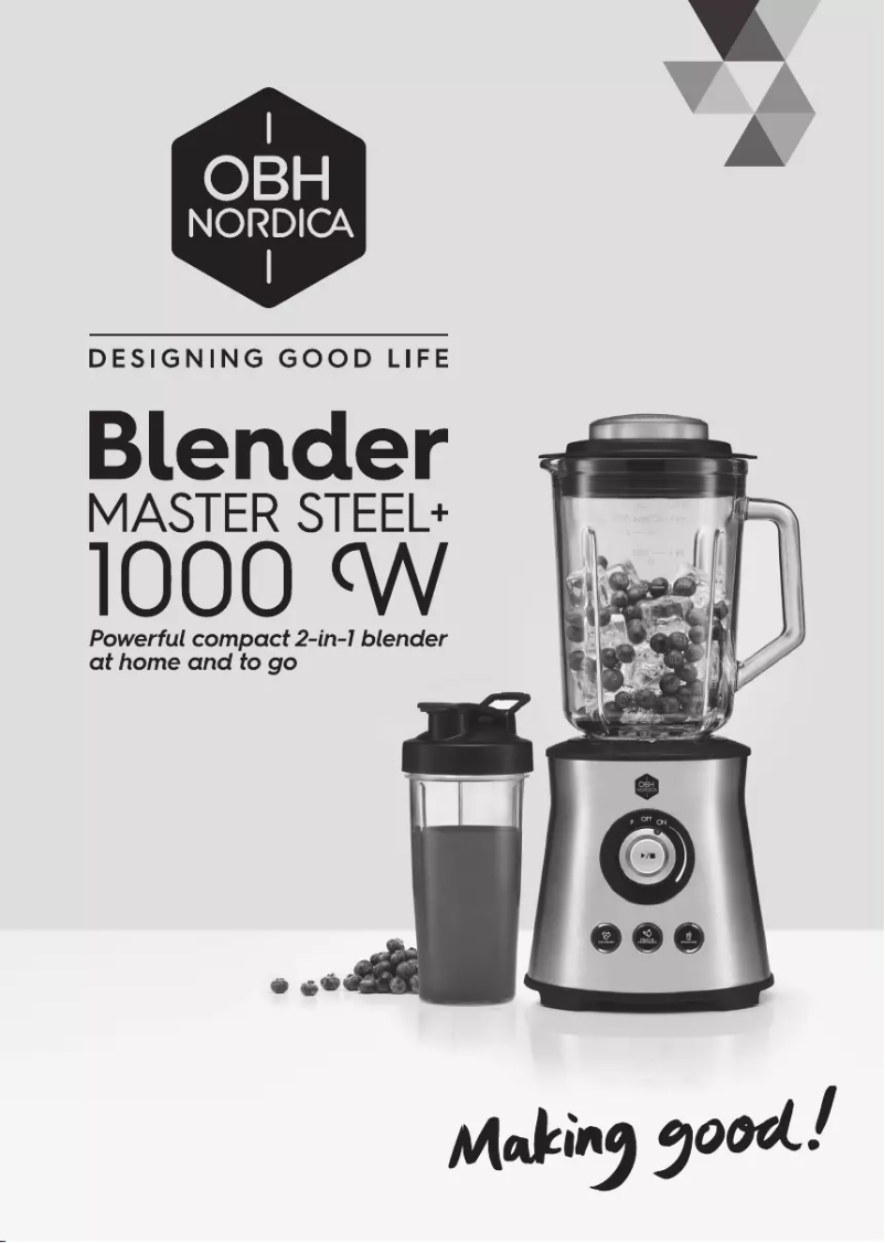 Imagen de la primera página del manual del dispositivo Master Steel+ 7748