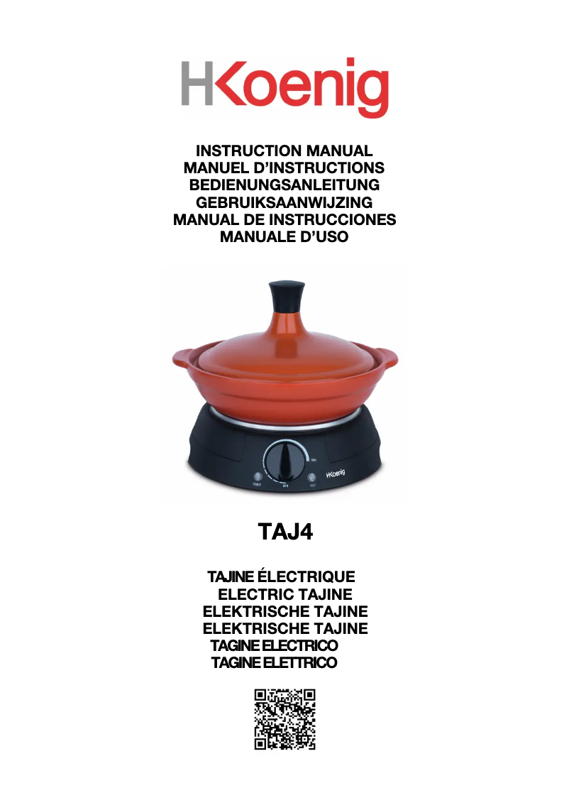 Página 1 del manual Manual de usuario H.Koenig TAJ4