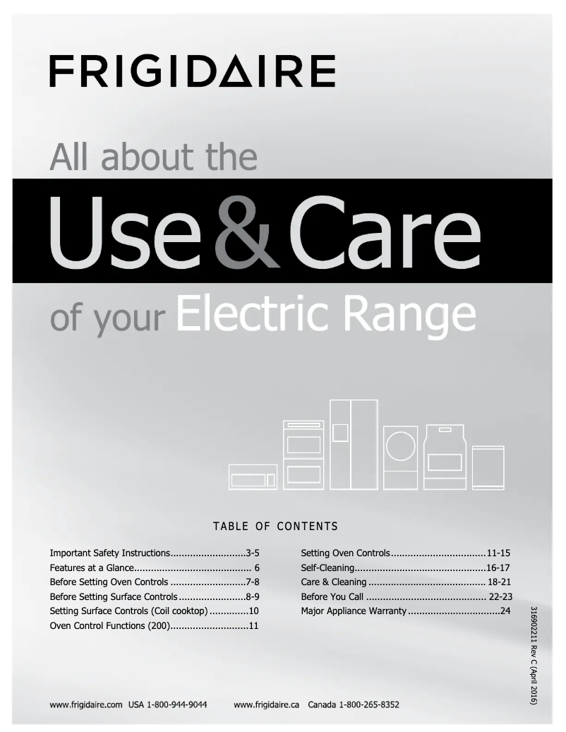 Imagen de la primera página del manual del dispositivo FFEF3015LB