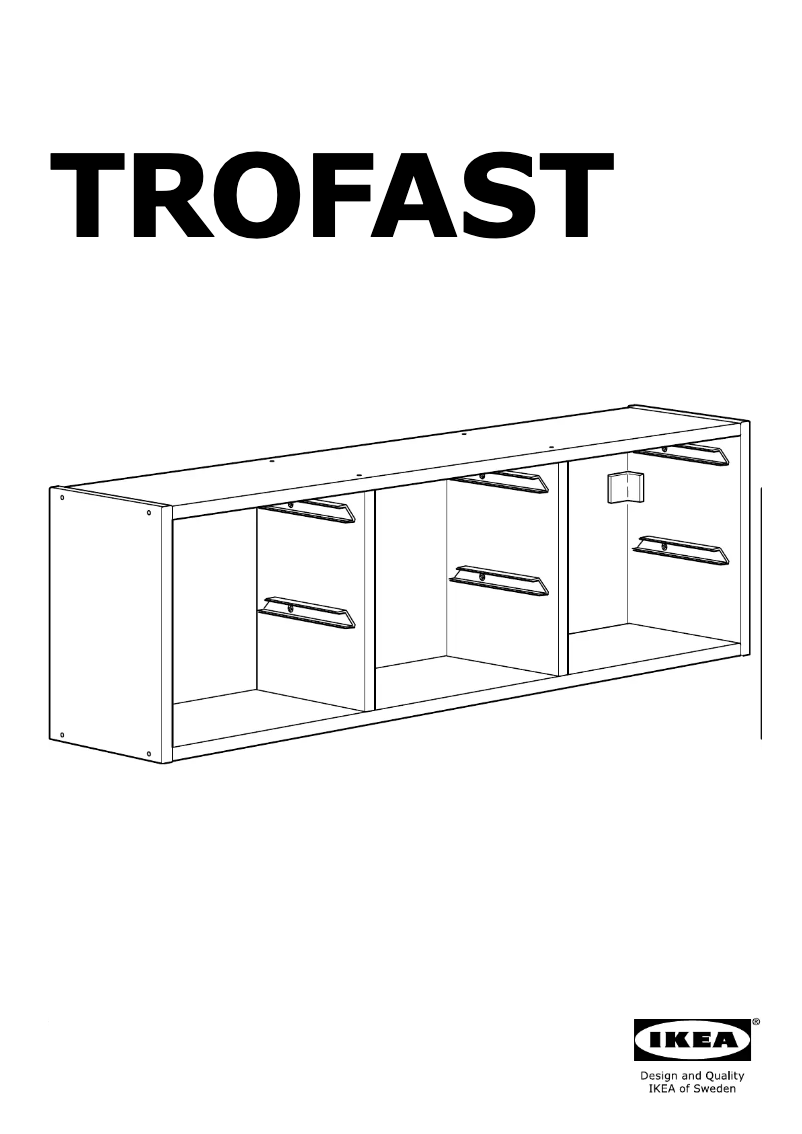 Página 1 del manual Manual de instrucciones Ikea TROFAST