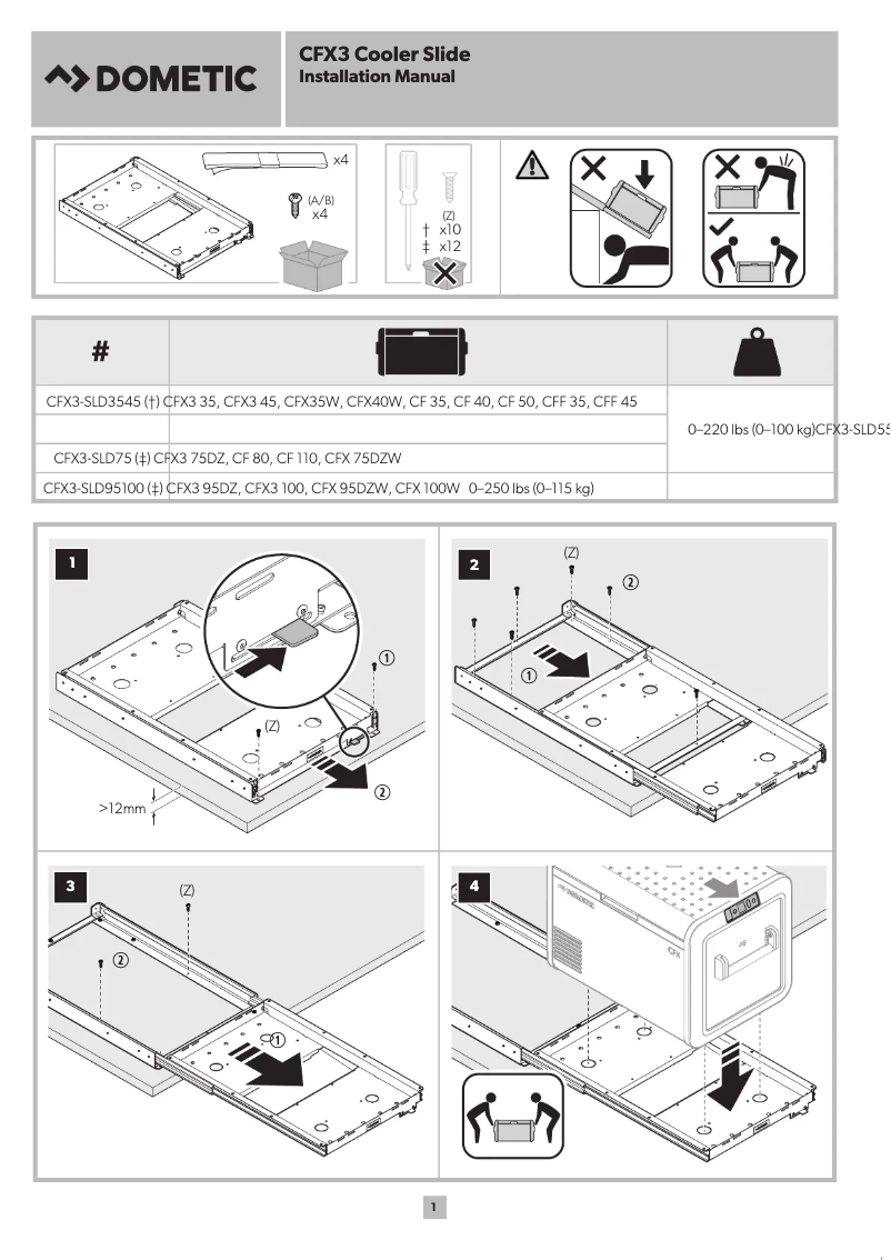 Imagen de la primera página del manual del dispositivo CFX3 SLD35/45